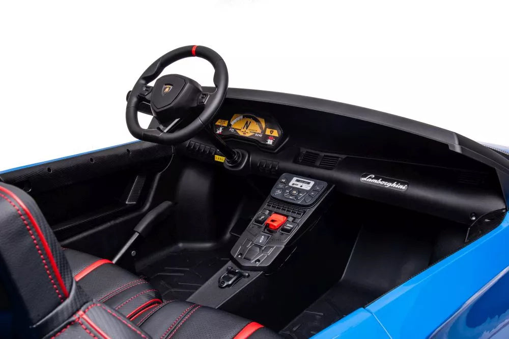 Akumuliatorinis automobilis Lamborghini XXL A8803, mėlynas, 24V