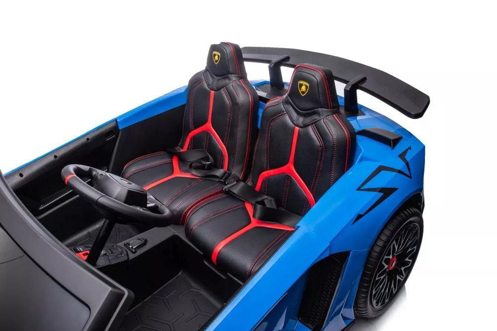 Akumuliatorinis automobilis Lamborghini XXL A8803, mėlynas, 24V