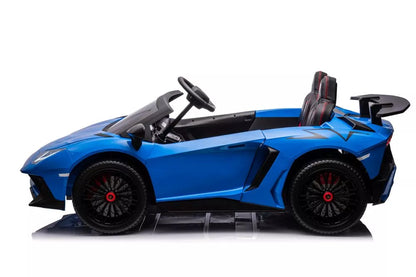 Akumuliatorinis automobilis Lamborghini XXL A8803, mėlynas, 24V