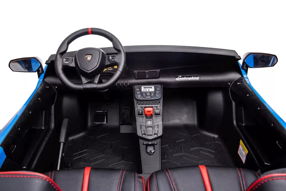 Akumuliatorinis automobilis Lamborghini XXL A8803, mėlynas, 24V