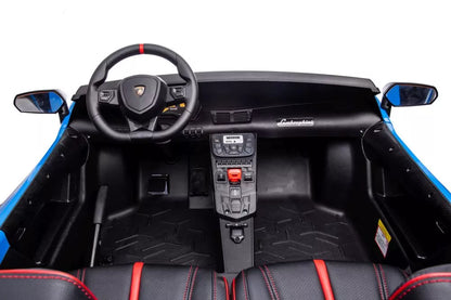 Akumuliatorinis automobilis Lamborghini XXL A8803, mėlynas, 24V