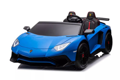 Akumuliatorinis automobilis Lamborghini XXL A8803, mėlynas, 24V