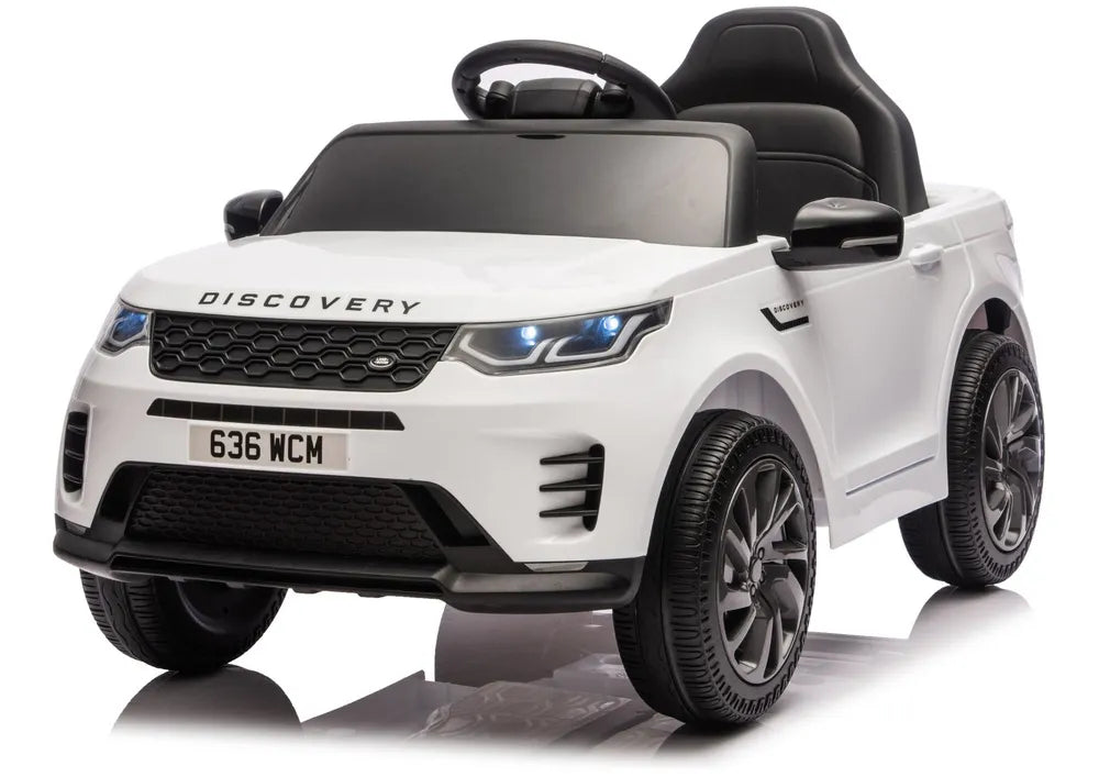 Akumuliatorinis automobilis Land Rover Discovery DLS-K06 Baltas