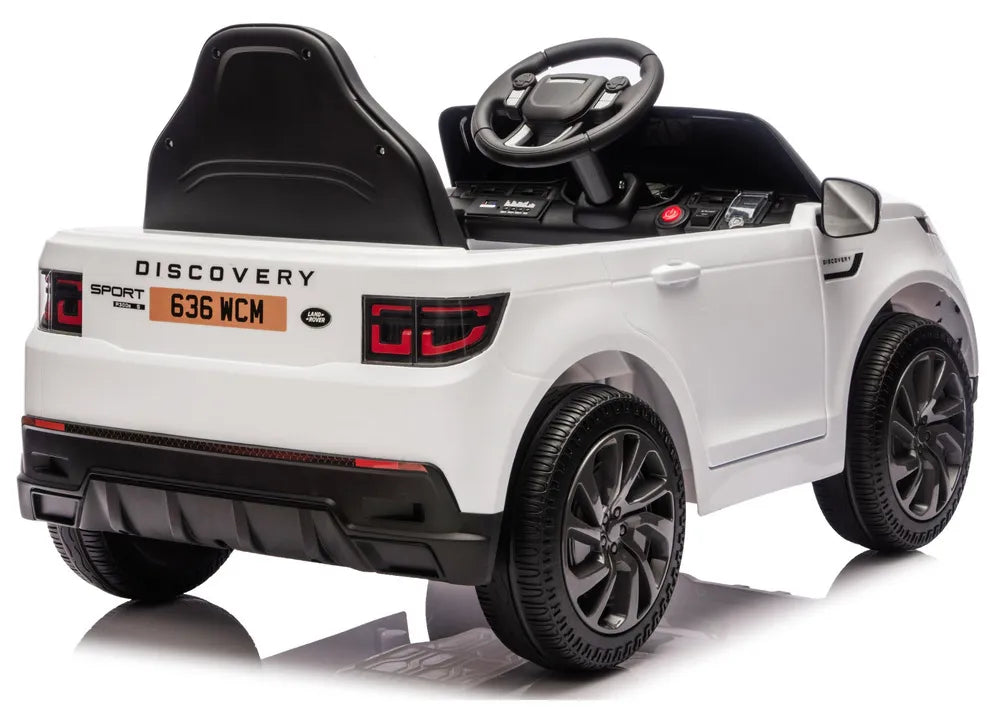 Akumuliatorinis automobilis Land Rover Discovery DLS-K06 Baltas