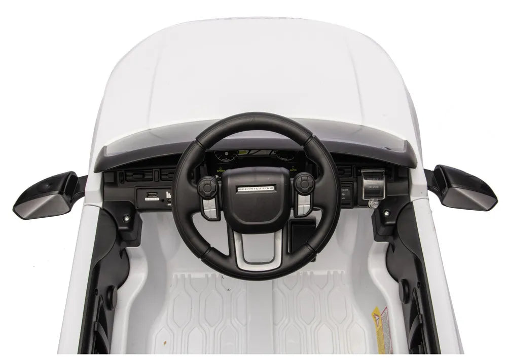 Akumuliatorinis automobilis Land Rover Discovery DLS-K06 Baltas