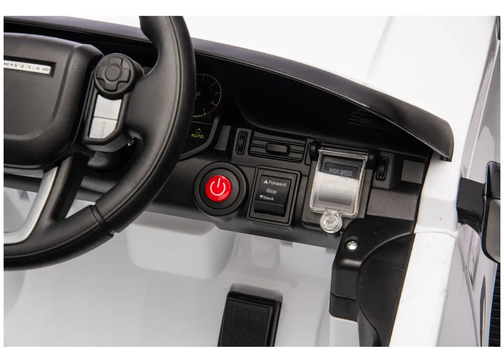Akumuliatorinis automobilis Land Rover Discovery DLS-K06 Baltas