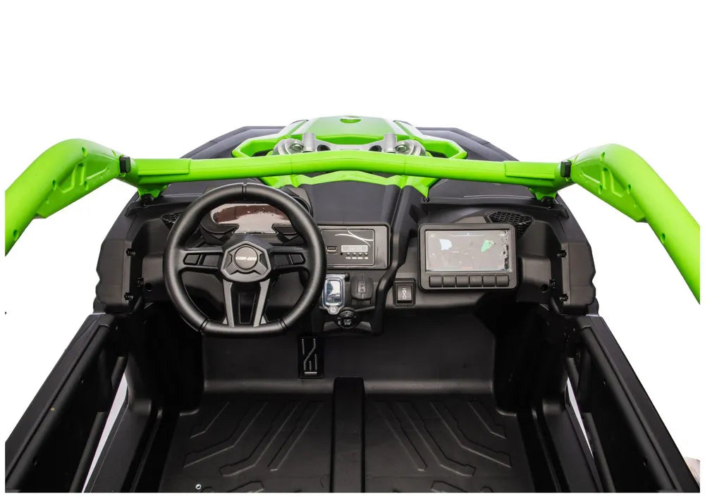 Akumuliatorinis automobilis LEAN CARS CAN-AM Turbo RR AIR baltas