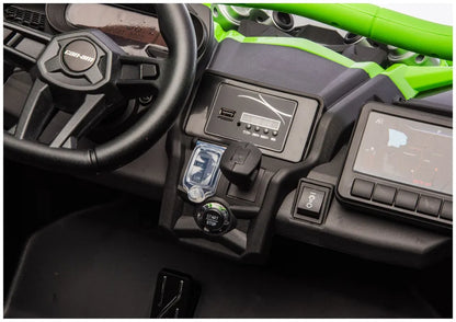 Akumuliatorinis automobilis LEAN CARS CAN-AM Turbo RR AIR baltas