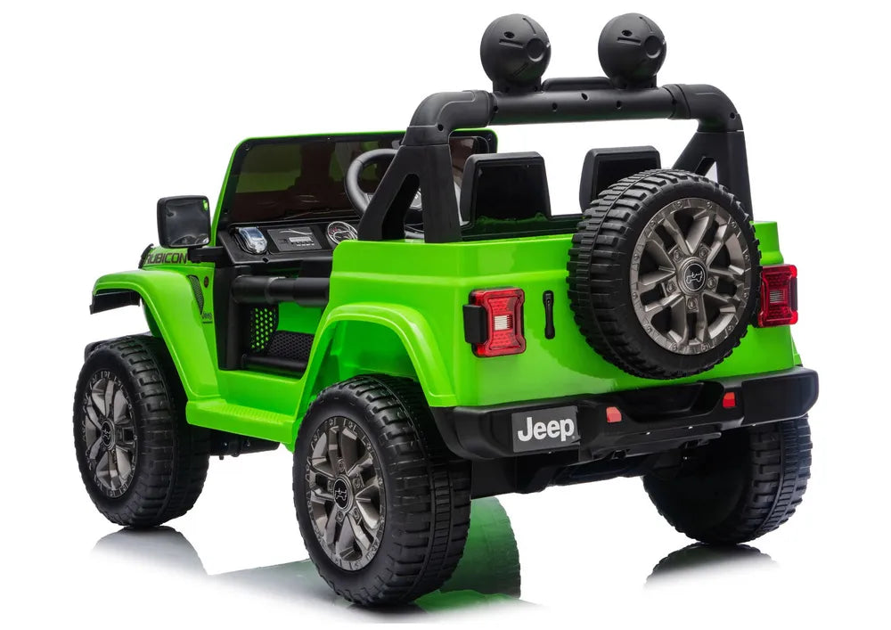 Akumuliatorinis automobilis LEAN CARS Jeep Rubicon 4x4 DK-JWR556 4x200W 24V baltas