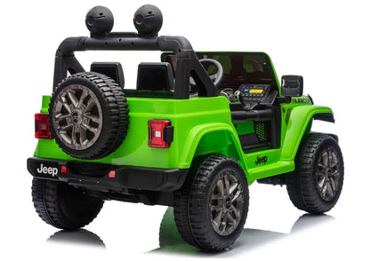 Akumuliatorinis automobilis LEAN CARS Jeep Rubicon 4x4 DK-JWR556 4x200W 24V baltas