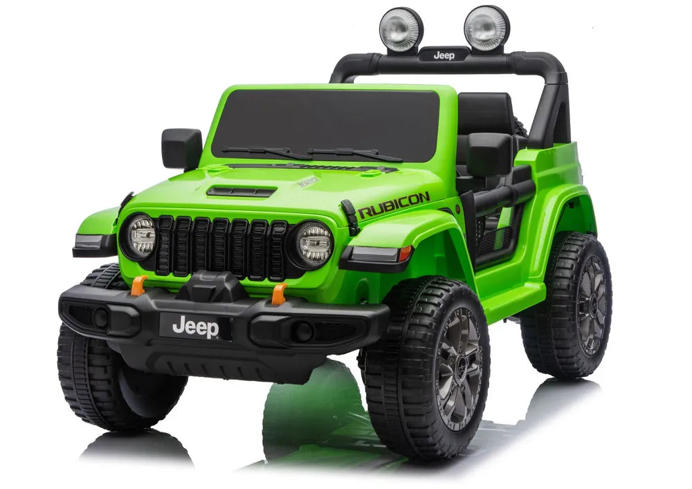 Akumuliatorinis automobilis LEAN CARS Jeep Rubicon 4x4 DK-JWR556 4x200W 24V baltas
