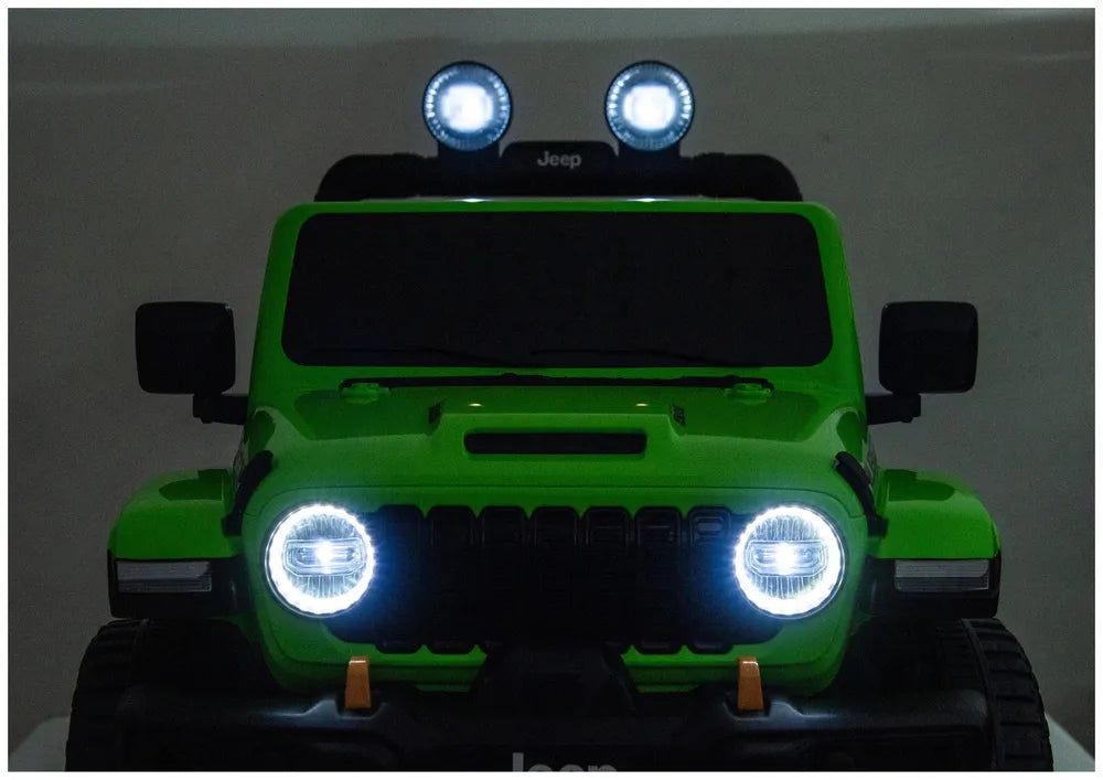 Akumuliatorinis automobilis LEAN CARS Jeep Rubicon 4x4 DK-JWR556 4x200W 24V baltas