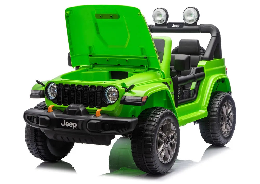 Akumuliatorinis automobilis LEAN CARS Jeep Rubicon 4x4 DK-JWR556 4x200W 24V baltas