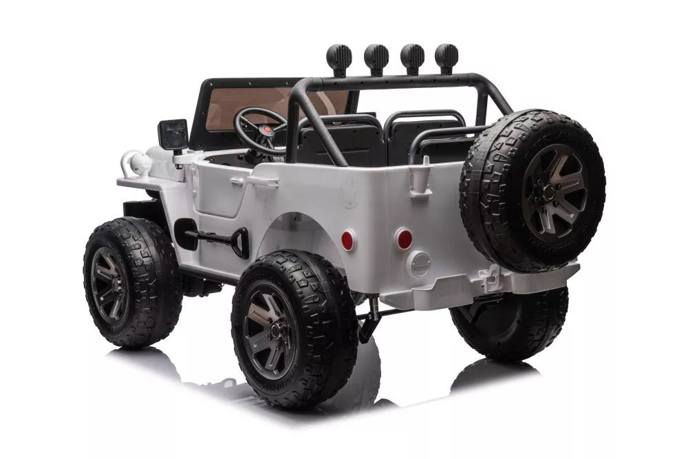 Akumuliatorinis automobilis LEAN CARS JH-102 White 4x4