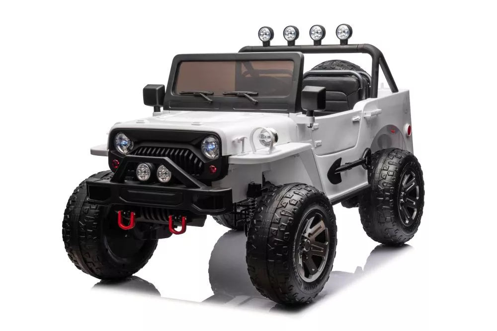 Akumuliatorinis automobilis LEAN CARS JH-102 White 4x4
