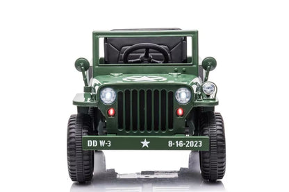 Akumuliatorinis automobilis LEAN CARS JH103 karinis žalias 4x4