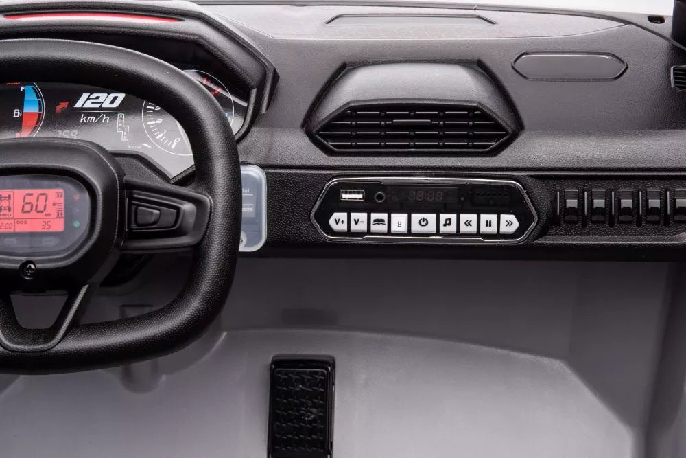 Akumuliatorinis automobilis LEAN CARS JS3168 pilkas