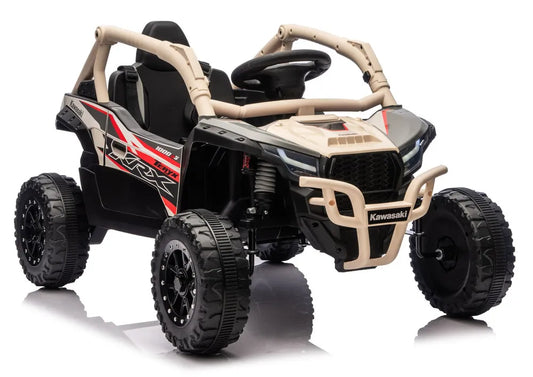 Akumuliatorinis automobilis LEAN CARS Kawasaki JS330 24V5Ah Juodas-Smėlinis