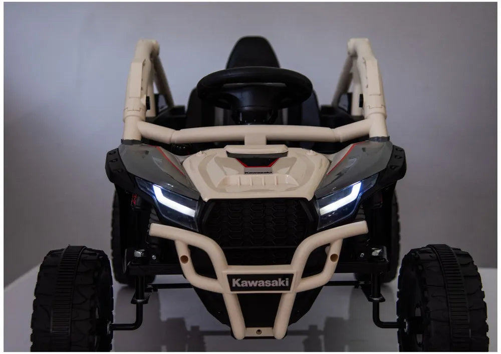 Akumuliatorinis automobilis LEAN CARS Kawasaki JS330 24V5Ah Juodas-Smėlinis
