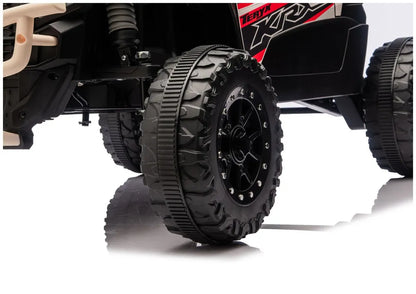 Akumuliatorinis automobilis LEAN CARS Kawasaki JS330 24V5Ah Juodas-Smėlinis