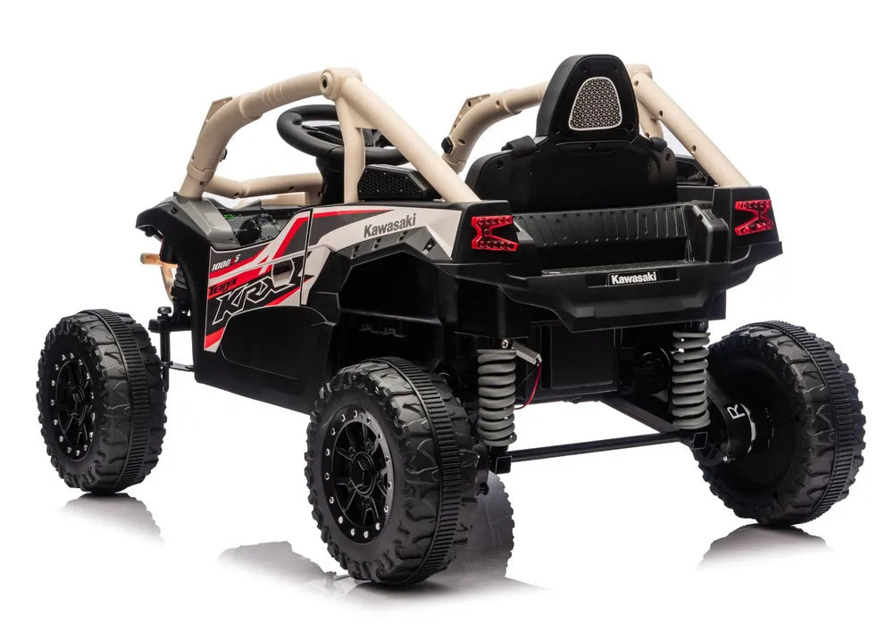 Akumuliatorinis automobilis LEAN CARS Kawasaki JS330 24V5Ah Juodas-Smėlinis