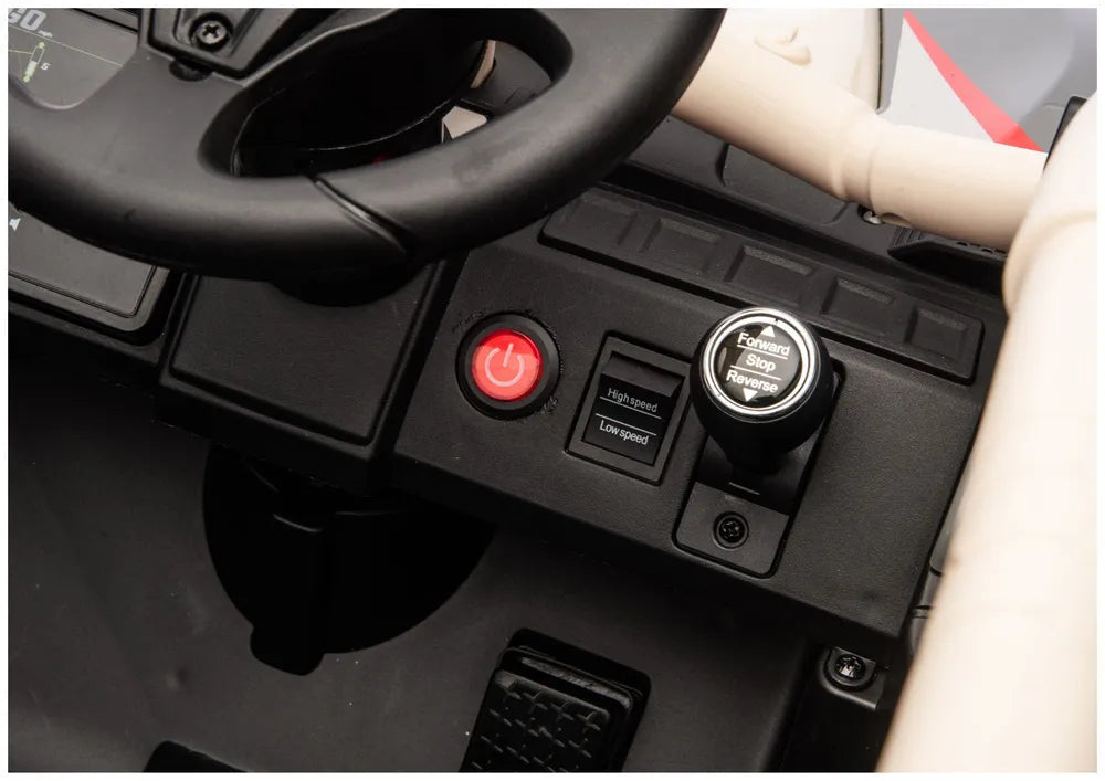 Akumuliatorinis automobilis LEAN CARS Kawasaki JS330 24V5Ah Juodas-Smėlinis