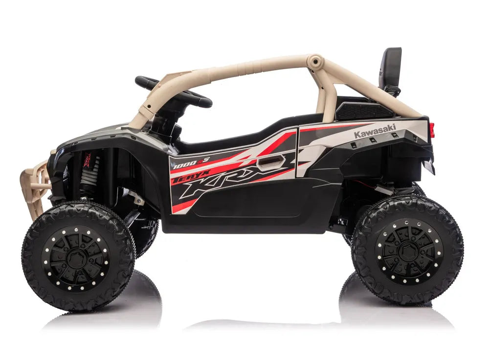 Akumuliatorinis automobilis LEAN CARS Kawasaki JS330 24V5Ah Juodas-Smėlinis
