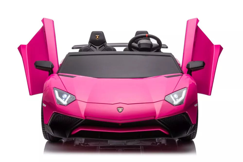 Akumuliatorinis automobilis LEAN CARS Lamborghini XXL A8803, rausvas, 24V