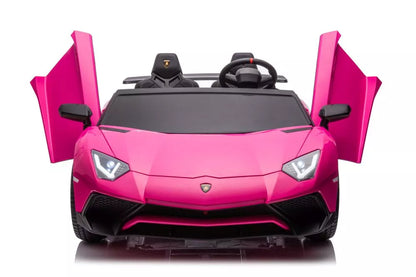 Akumuliatorinis automobilis LEAN CARS Lamborghini XXL A8803, rausvas, 24V