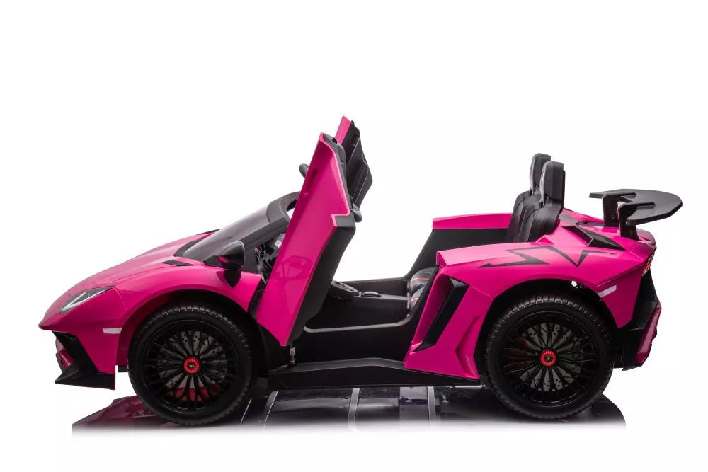 Akumuliatorinis automobilis LEAN CARS Lamborghini XXL A8803, rausvas, 24V