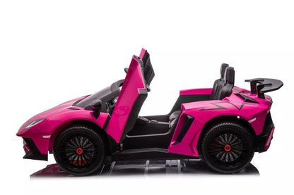 Akumuliatorinis automobilis LEAN CARS Lamborghini XXL A8803, rausvas, 24V