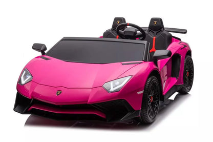 Akumuliatorinis automobilis LEAN CARS Lamborghini XXL A8803, rausvas, 24V