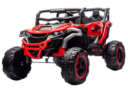Akumuliatorinis automobilis LEAN CARS M1 4x4, raudonas