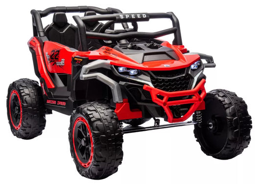 Akumuliatorinis automobilis LEAN CARS M1 4x4, raudonas