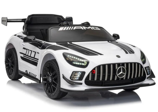 Akumuliatorinis automobilis LEAN CARS Mercedes AMG GT3 baltas