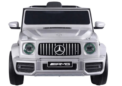 Akumuliatorinis automobilis LEAN CARS Mercedes G63 S306-1, sidabrinis