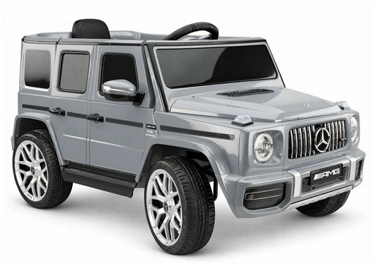 Akumuliatorinis automobilis LEAN CARS Mercedes G63 S306-1, sidabrinis