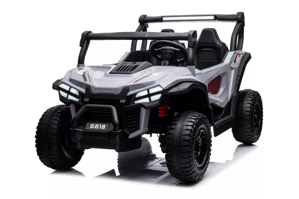 Akumuliatorinis automobilis LEAN CARS S618 pilkas 4x4
