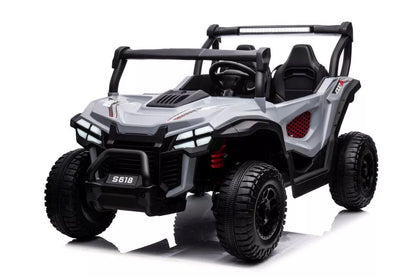 Akumuliatorinis automobilis LEAN CARS S618 pilkas 4x4