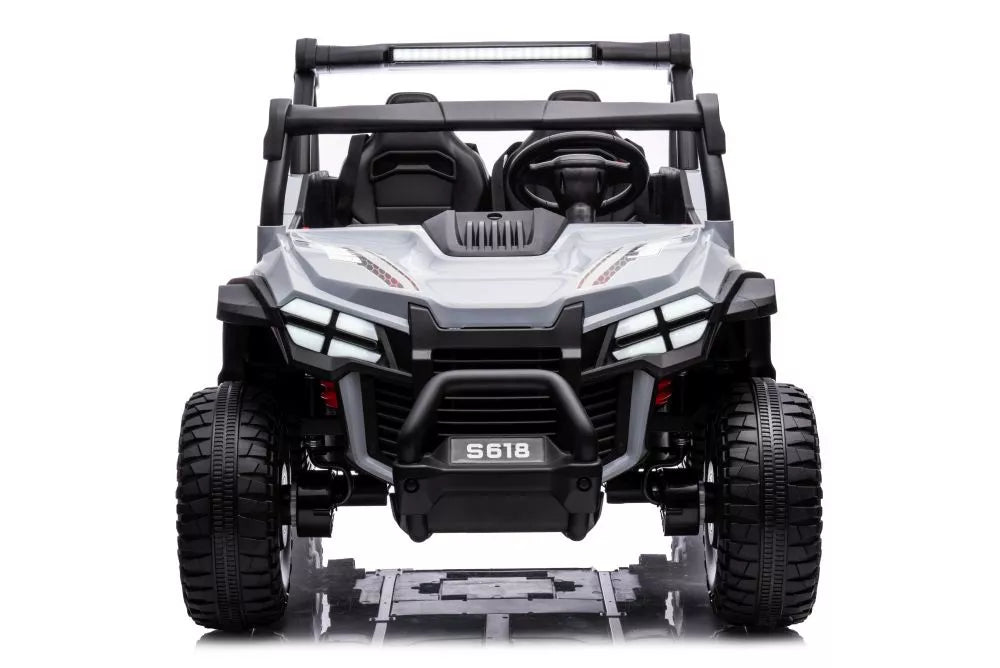 Akumuliatorinis automobilis LEAN CARS S618 pilkas 4x4