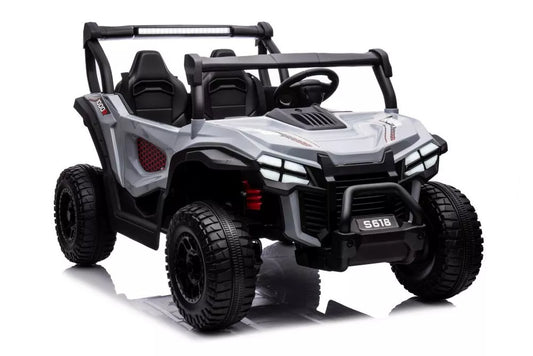 Akumuliatorinis automobilis LEAN CARS S618 pilkas 4x4