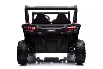 Akumuliatorinis automobilis LEAN CARS S618 rožinis 4x4