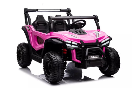 Akumuliatorinis automobilis LEAN CARS S618 rožinis 4x4