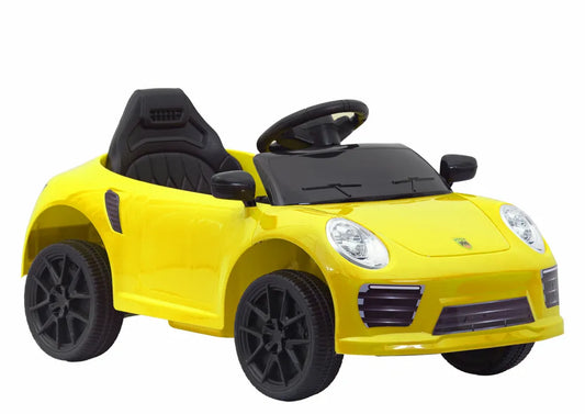 Akumuliatorinis automobilis LEAN CARS WMT-666, geltonas