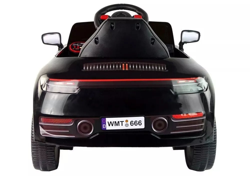 Akumuliatorinis automobilis LEAN CARS WMT-666, juodas
