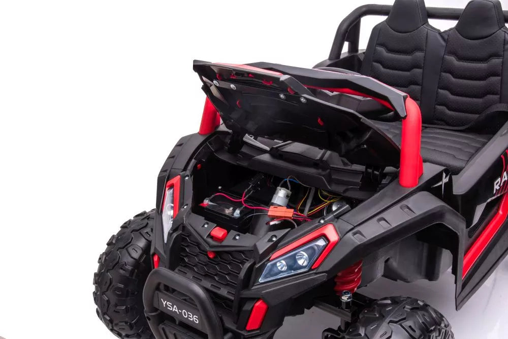 Akumuliatorinis automobilis LEAN CARS YSA036 raudonas 4x4