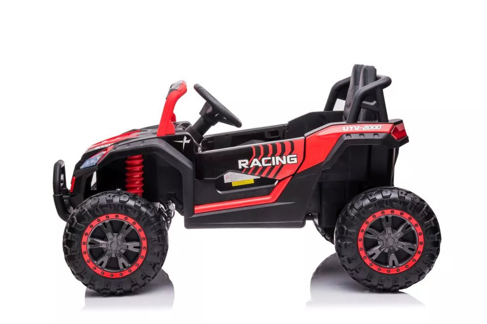Akumuliatorinis automobilis LEAN CARS YSA036 raudonas 4x4