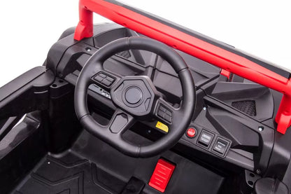 Akumuliatorinis automobilis LEAN CARS YSA036 raudonas 4x4
