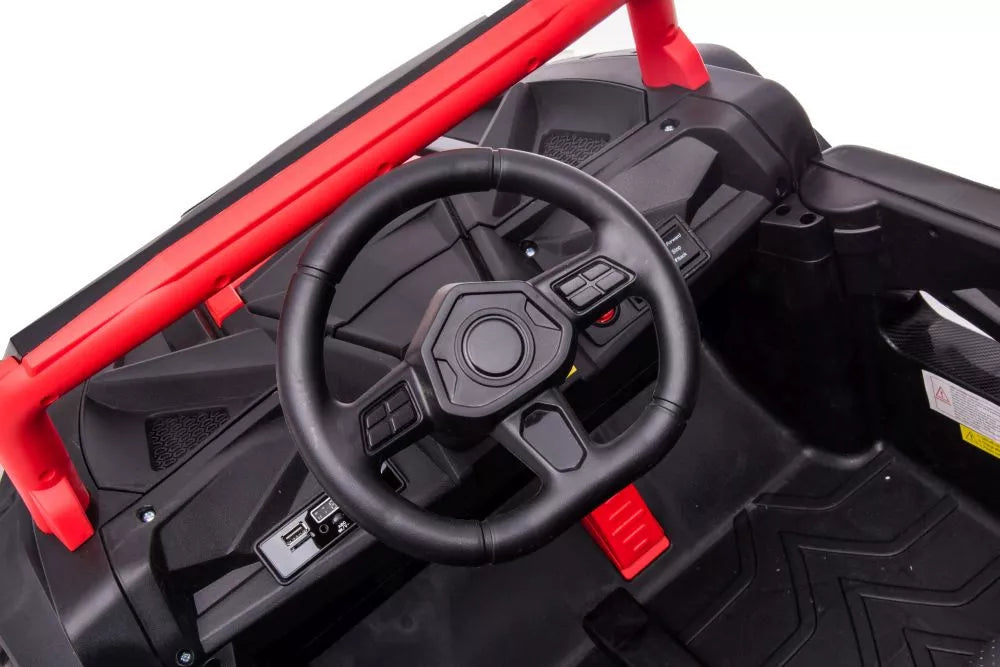 Akumuliatorinis automobilis LEAN CARS YSA036 raudonas 4x4