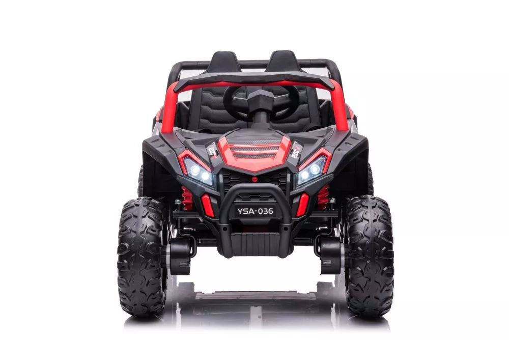 Akumuliatorinis automobilis LEAN CARS YSA036 raudonas 4x4